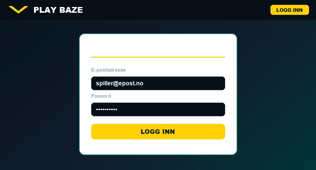 playbaze-casino-norge-innlogging