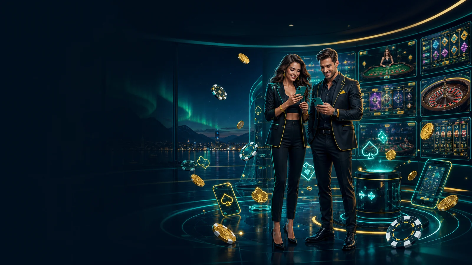 PlayBaze Norge mobil casino med app skjermer